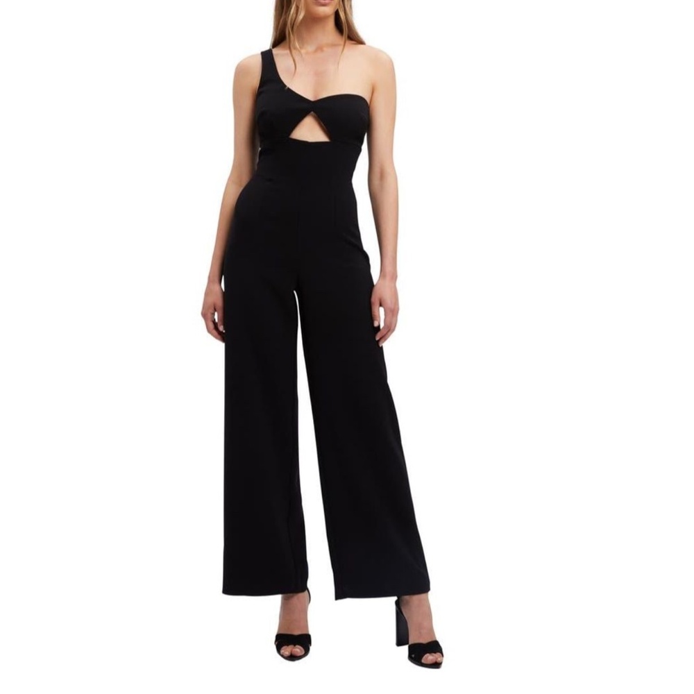 Bardot Elegant Black Cut-Out Jumpsuit - Picture 8 of 14